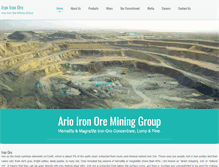 Tablet Screenshot of iran-iron-ore.com